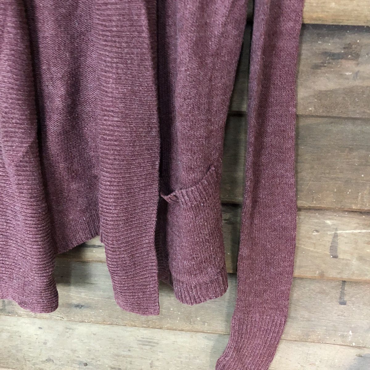 Hypebeast Blue Notes Maroon Knitwear cardigan japan #423B Size M / US 6-8 / IT 42-44 - 5 Thumbnail
