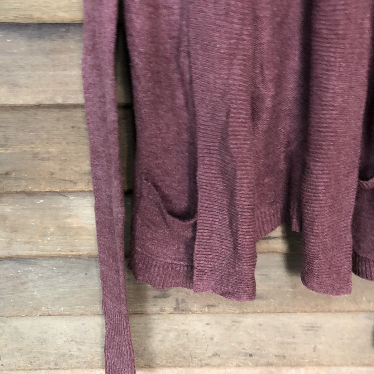 Hypebeast Blue Notes Maroon Knitwear cardigan japan #423B Size M / US 6-8 / IT 42-44 - 4 Thumbnail