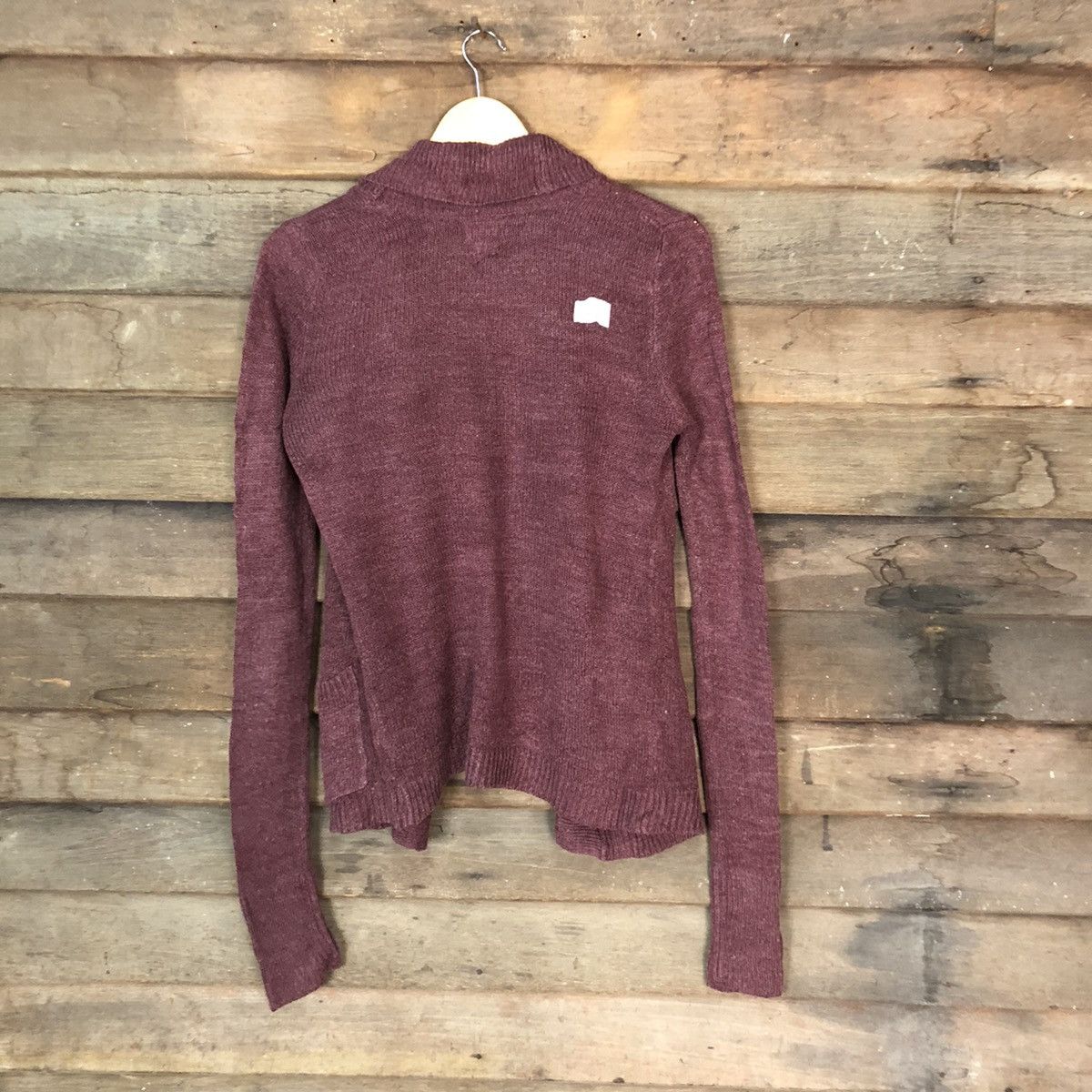 Hypebeast Blue Notes Maroon Knitwear cardigan japan #423B Size M / US 6-8 / IT 42-44 - 8 Thumbnail