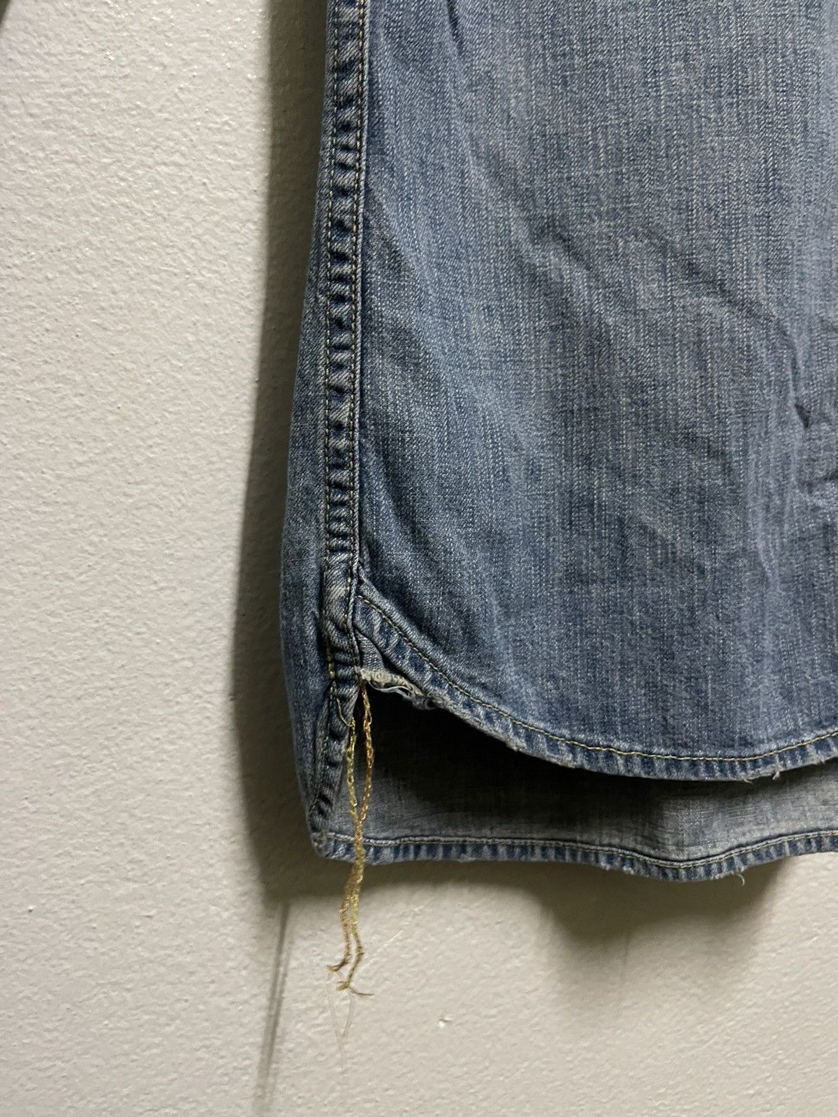 Japanese Brand Remi Relief Western Shirt Faded Distressed Snap Button Size US M / EU 48-50 / 2 - 4 Thumbnail