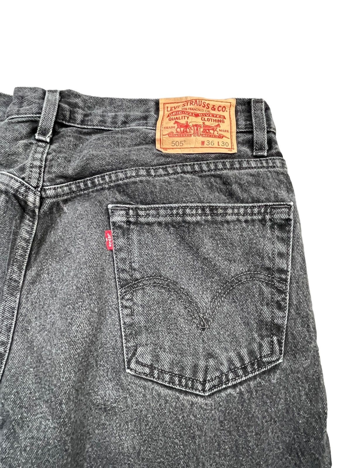 Levi's × Vintage Vintage 2007 Levis 505 e Black Size US 36 / EU 52 - 8 Thumbnail