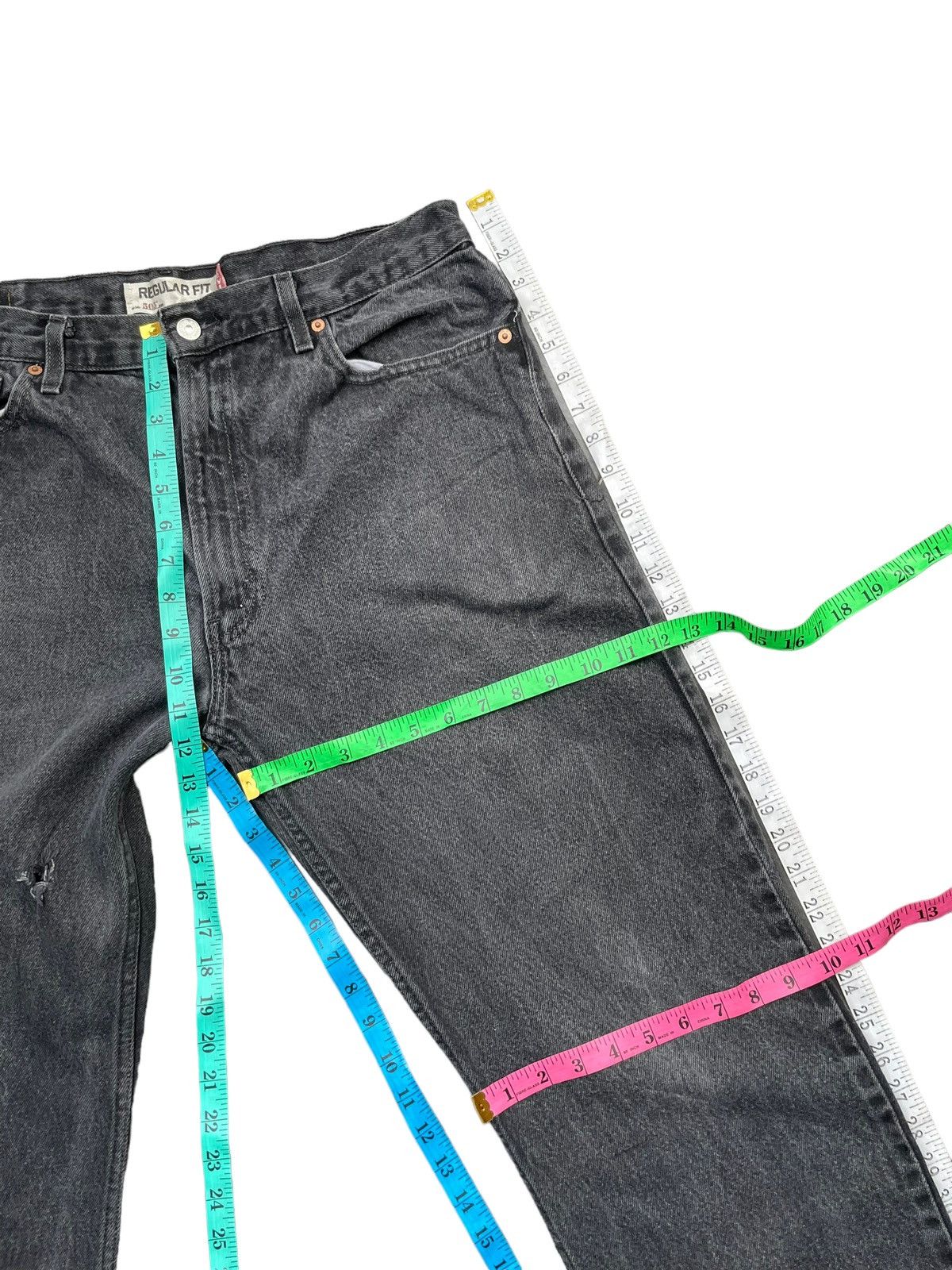 Levi's × Vintage Vintage 2007 Levis 505 e Black Size US 36 / EU 52 - 21 Thumbnail
