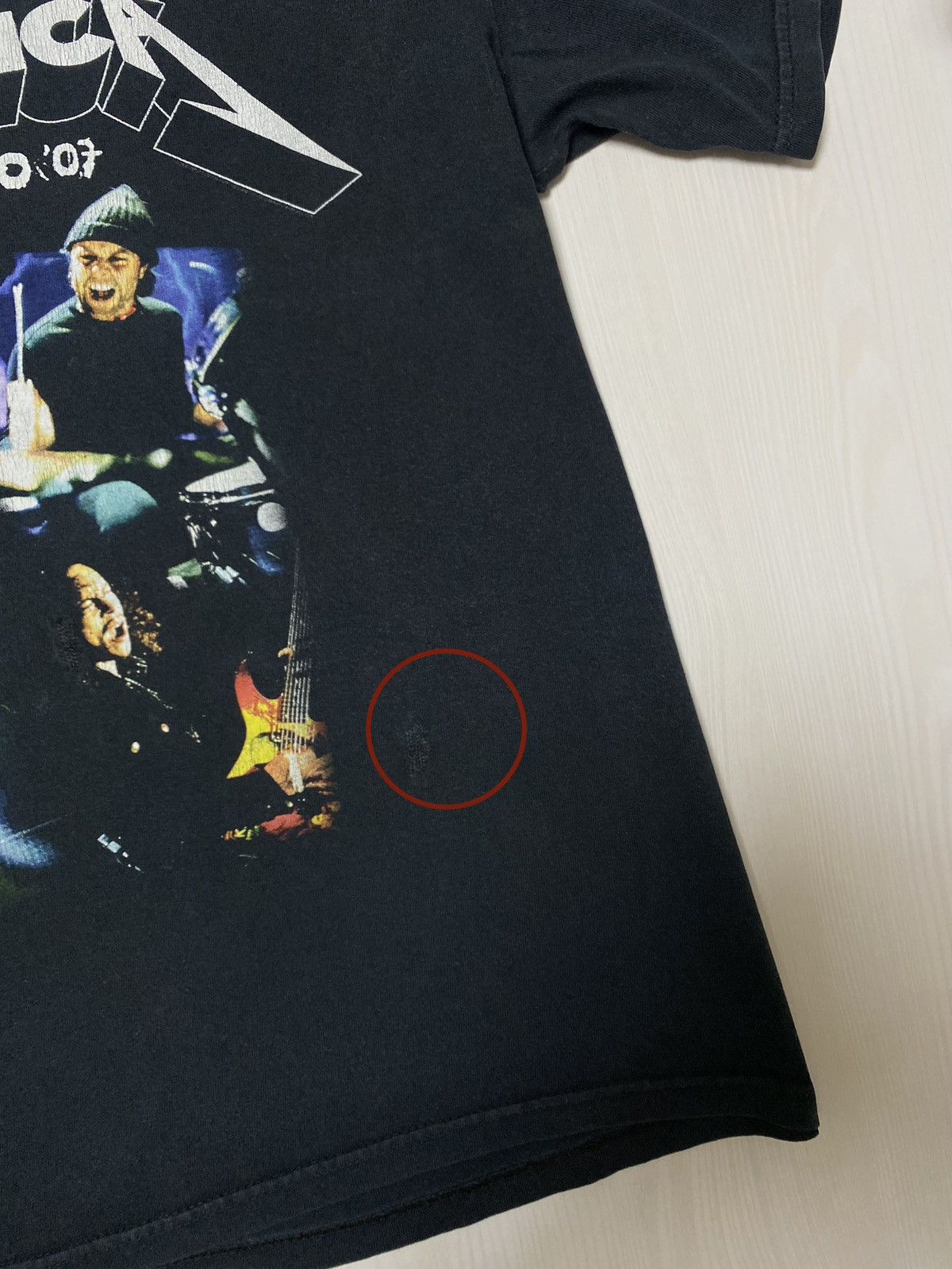 Band Tees × Metallica Vintage Metallica Sick of the studio 2007 Tour band t-shirt Size US M / EU 48-50 / 2 - 8 Thumbnail