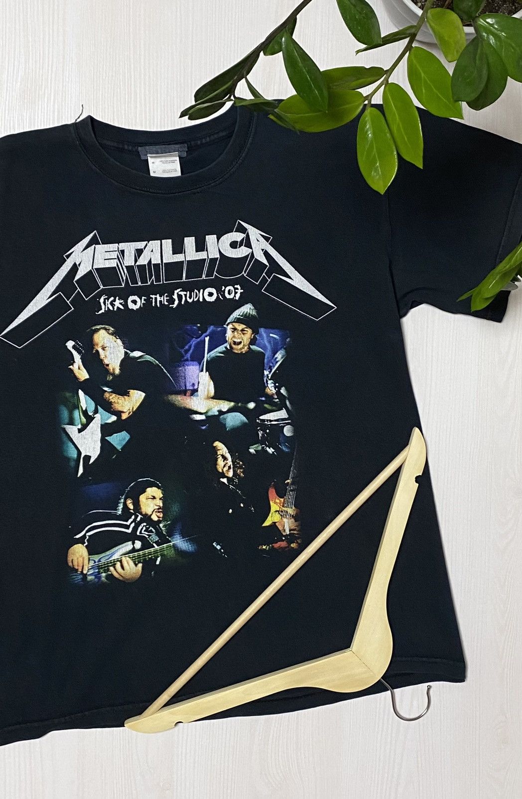 Band Tees × Metallica Vintage Metallica Sick of the studio 2007 Tour band t-shirt Size US M / EU 48-50 / 2 - 1 Thumbnail