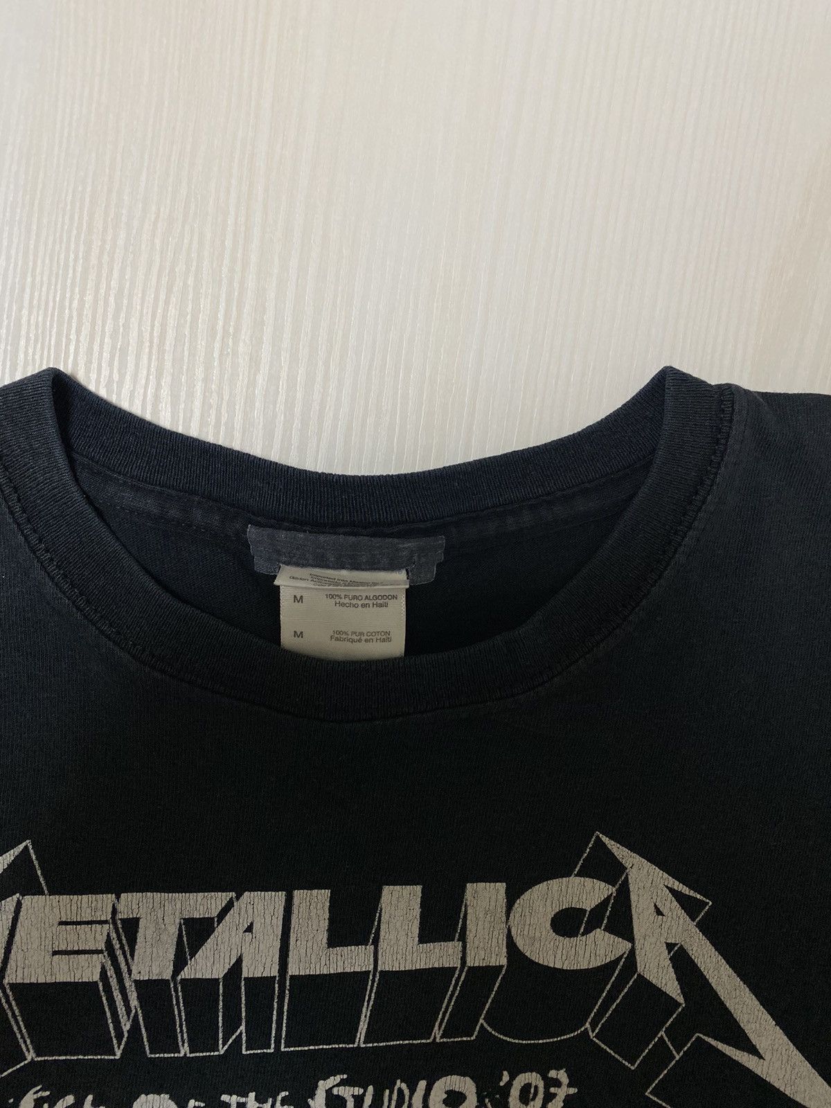 Band Tees × Metallica Vintage Metallica Sick of the studio 2007 Tour band t-shirt Size US M / EU 48-50 / 2 - 7 Thumbnail