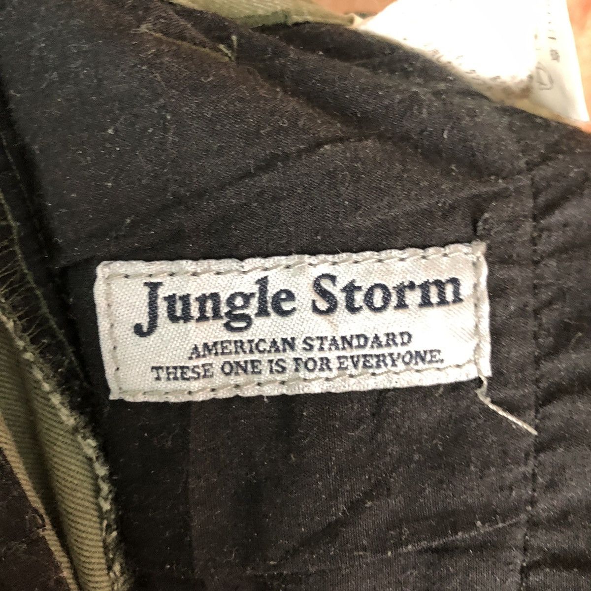 Japanese Brand × StraightFaded DLL Jungle Storm faded Green Multipocket Cargo Pants #C113 Size US 31 - 14 Thumbnail