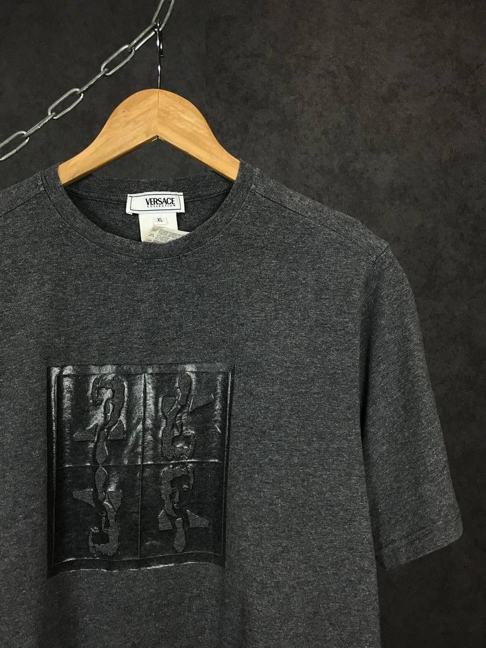 Vintage Versace Collection art center logo vintage luxury tee Size US L / EU 52-54 / 3 - 2 Thumbnail