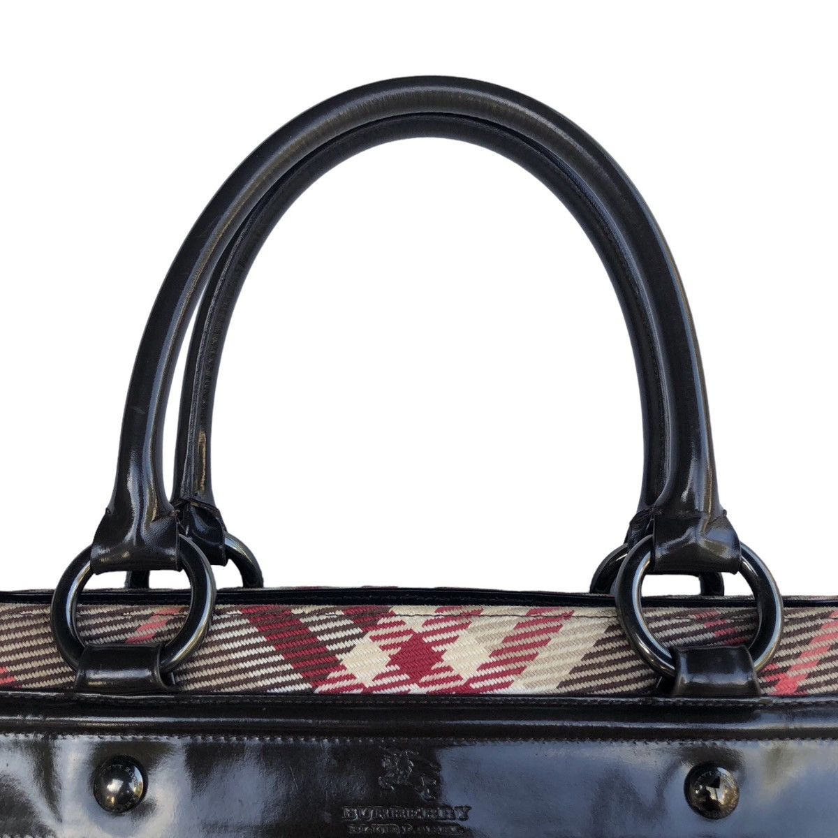 Burberry Authentic Burberry Blue Label Red Checked Shoulder Bag Size ONE SIZE - 3 Thumbnail
