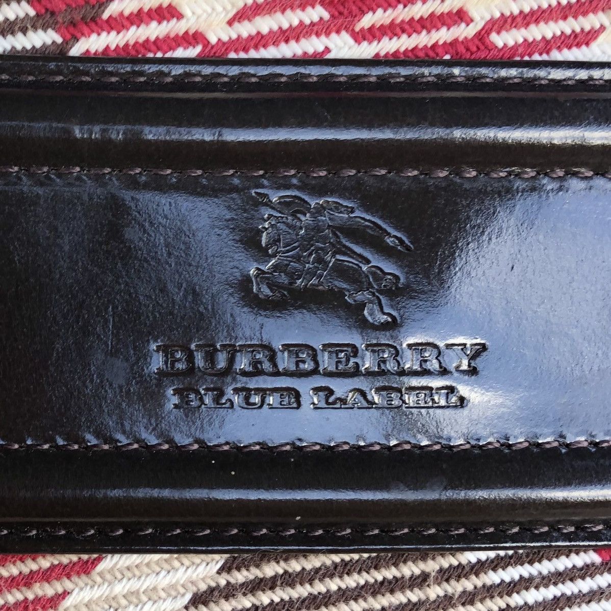 Burberry Authentic Burberry Blue Label Red Checked Shoulder Bag Size ONE SIZE - 15 Thumbnail
