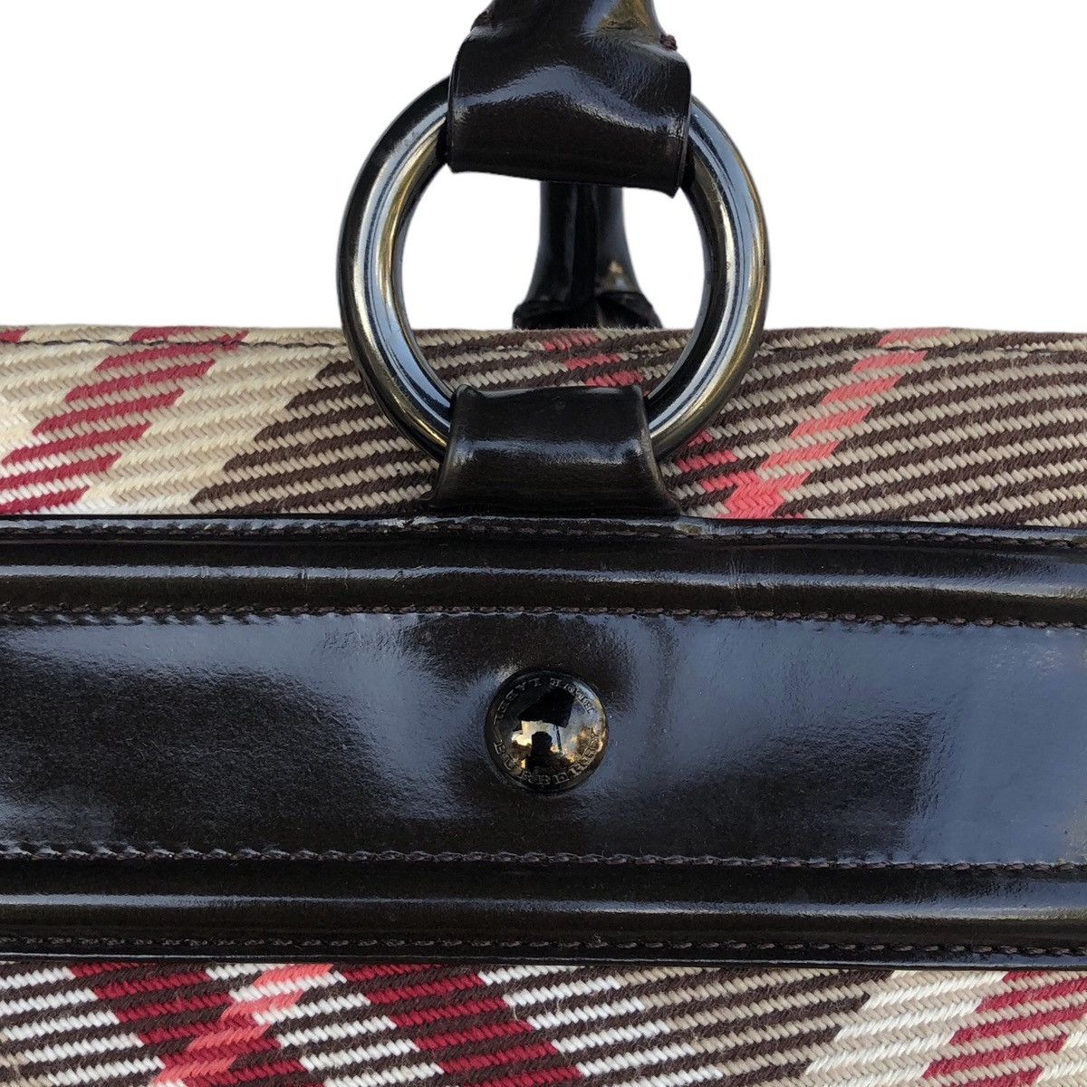 Burberry Authentic Burberry Blue Label Red Checked Shoulder Bag Size ONE SIZE - 16 Thumbnail