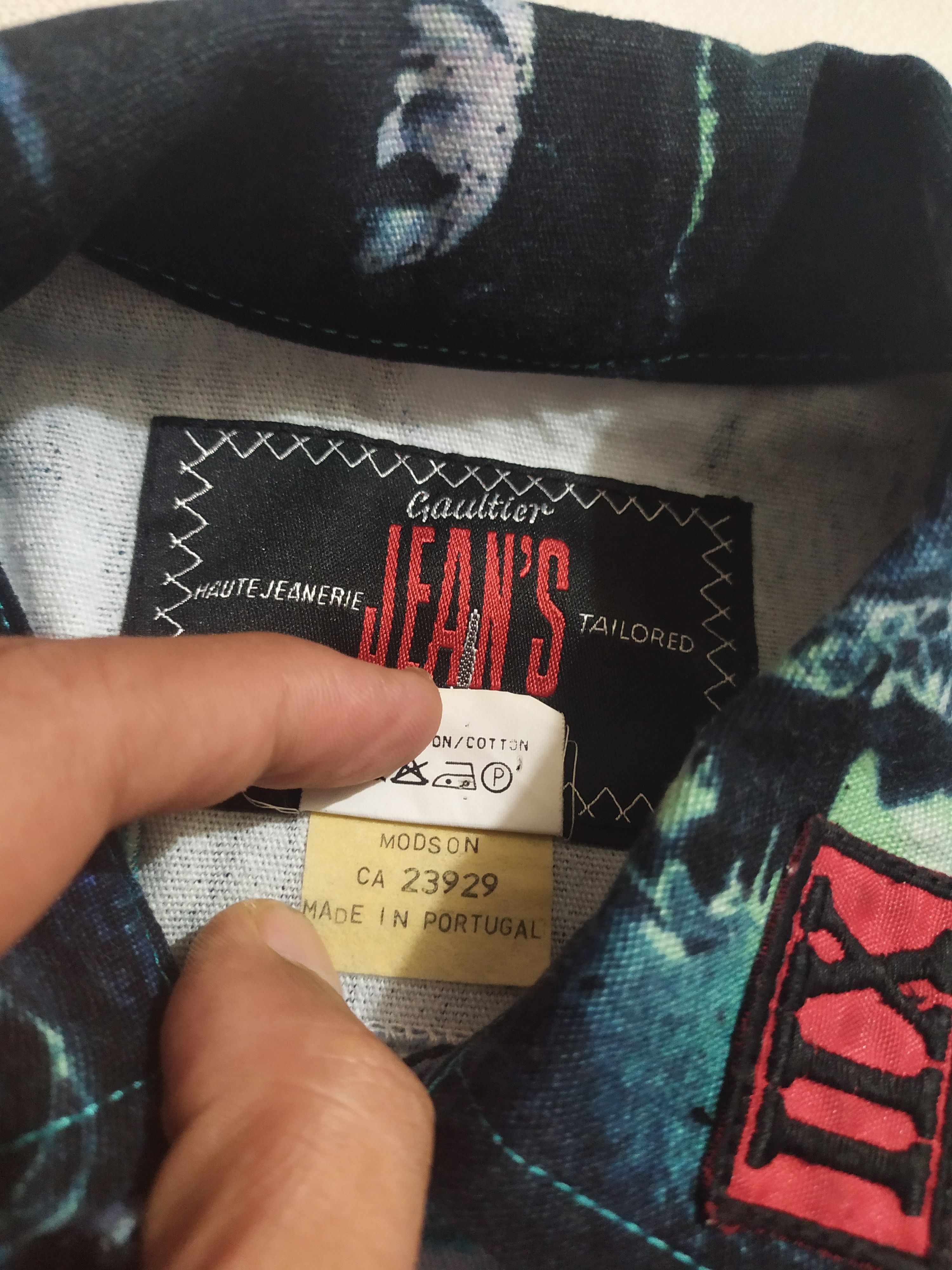 Rare!!! Archives Jean Paul Gaultier Fullprint Jacket