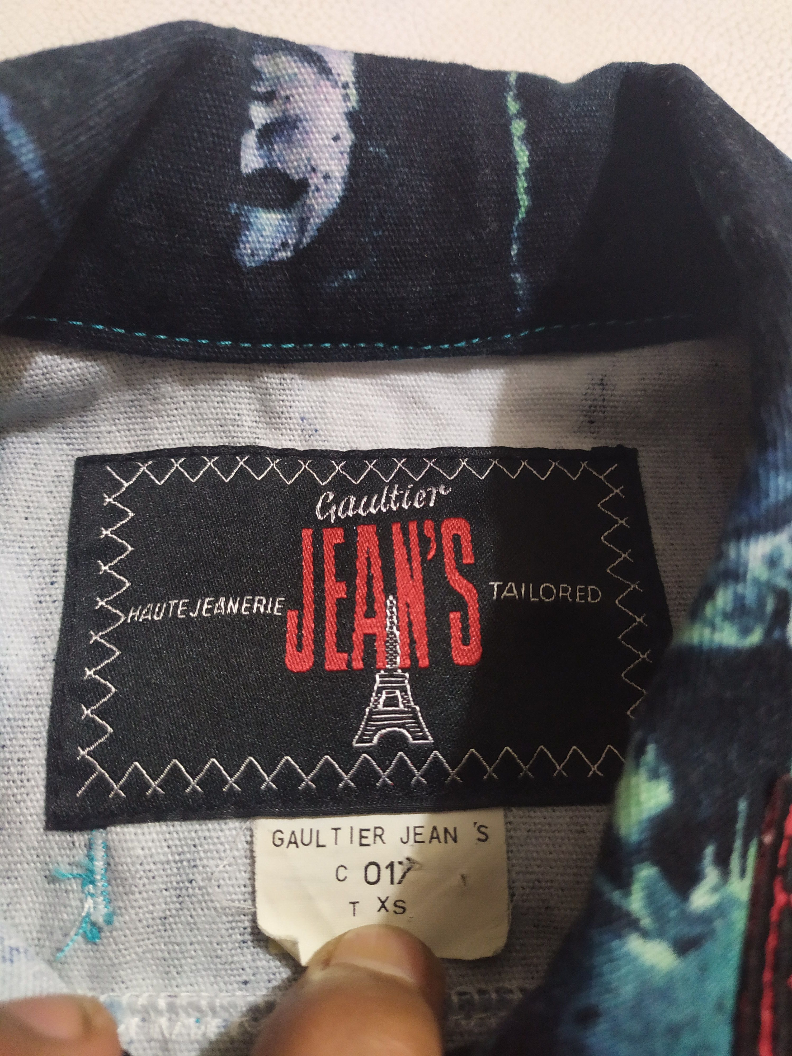 Rare!!! Archives Jean Paul Gaultier Fullprint Jacket