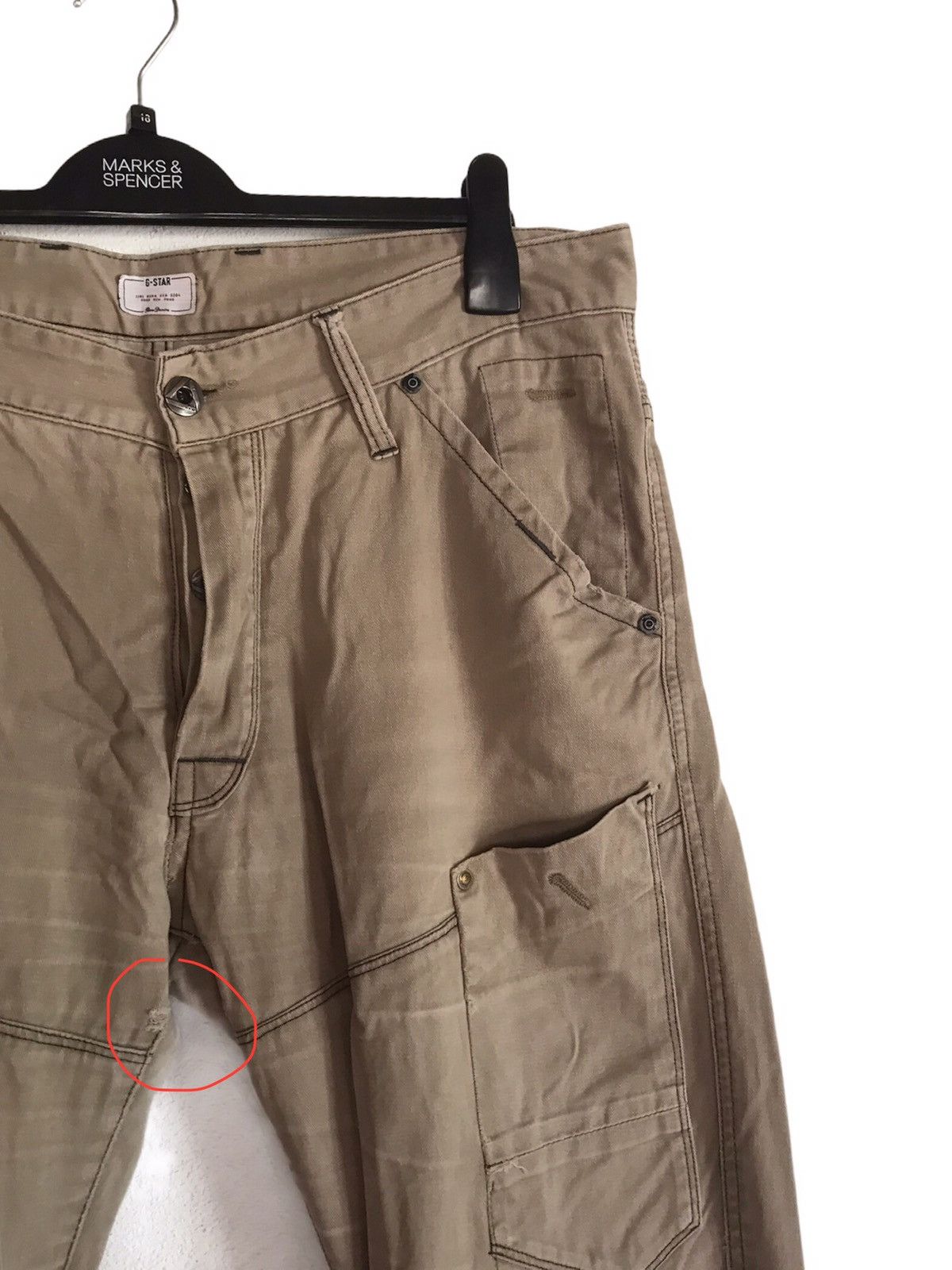G-Star × Vintage 🔥G Star Raw Multy Pocket Pants Size US 36 / EU 52 - 4 Thumbnail