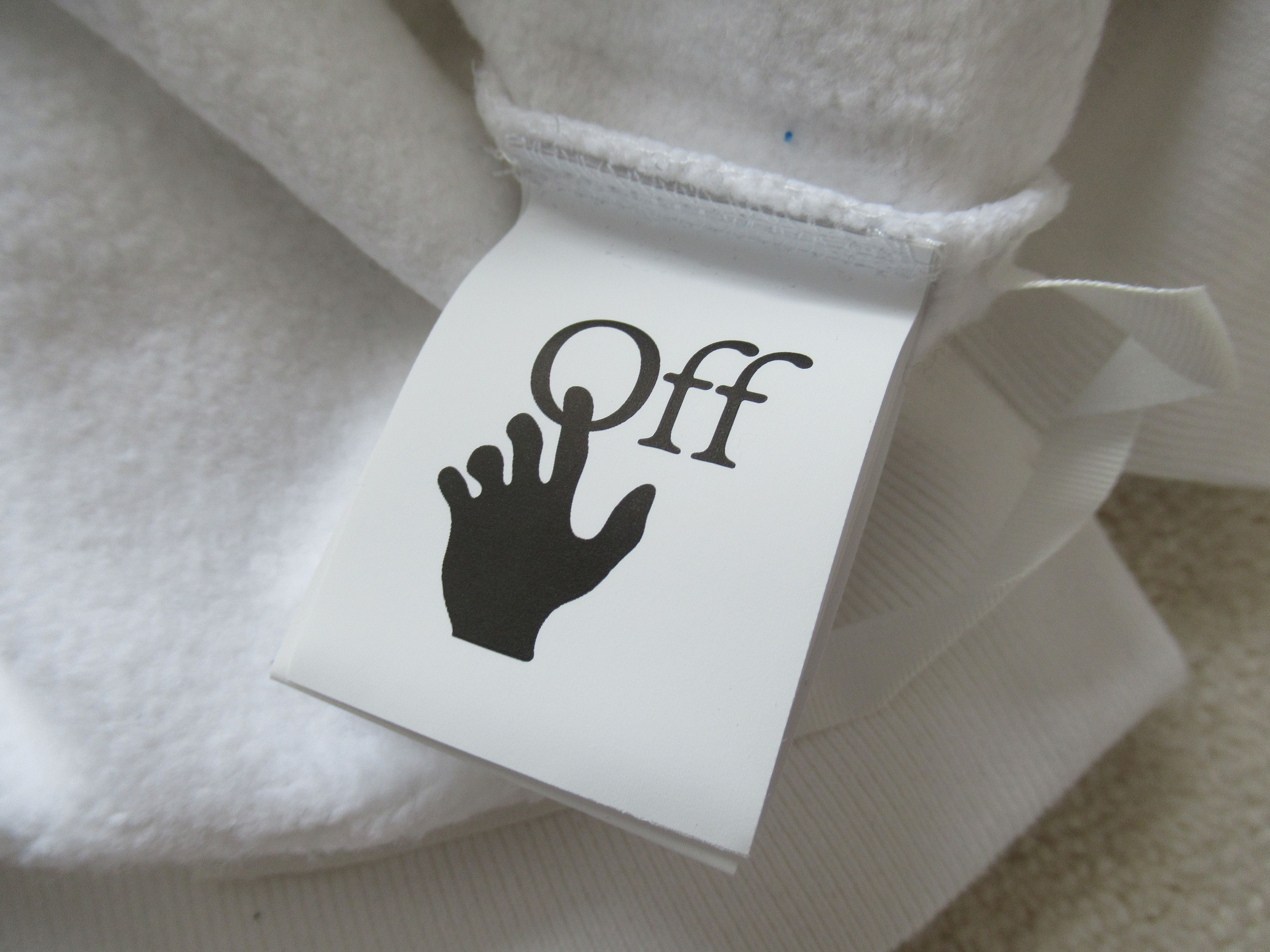 Off-White Off White Hoodie Chest Stripes Medium Virgil Size US M / EU 48-50 / 2 - 4 Thumbnail