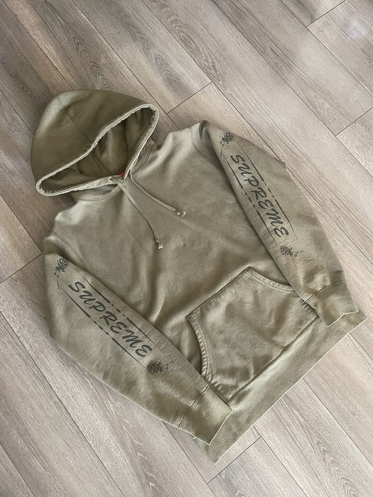 Supreme Supreme Olive Hoodie - Size Medium | Grailed