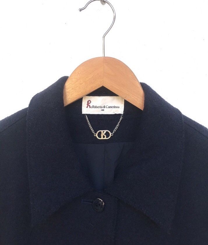 Roberta di Camerino 🔥Roberta Di Camerino Wool Long Jacket Size M / US 6-8 / IT 42-44 - 4 Thumbnail