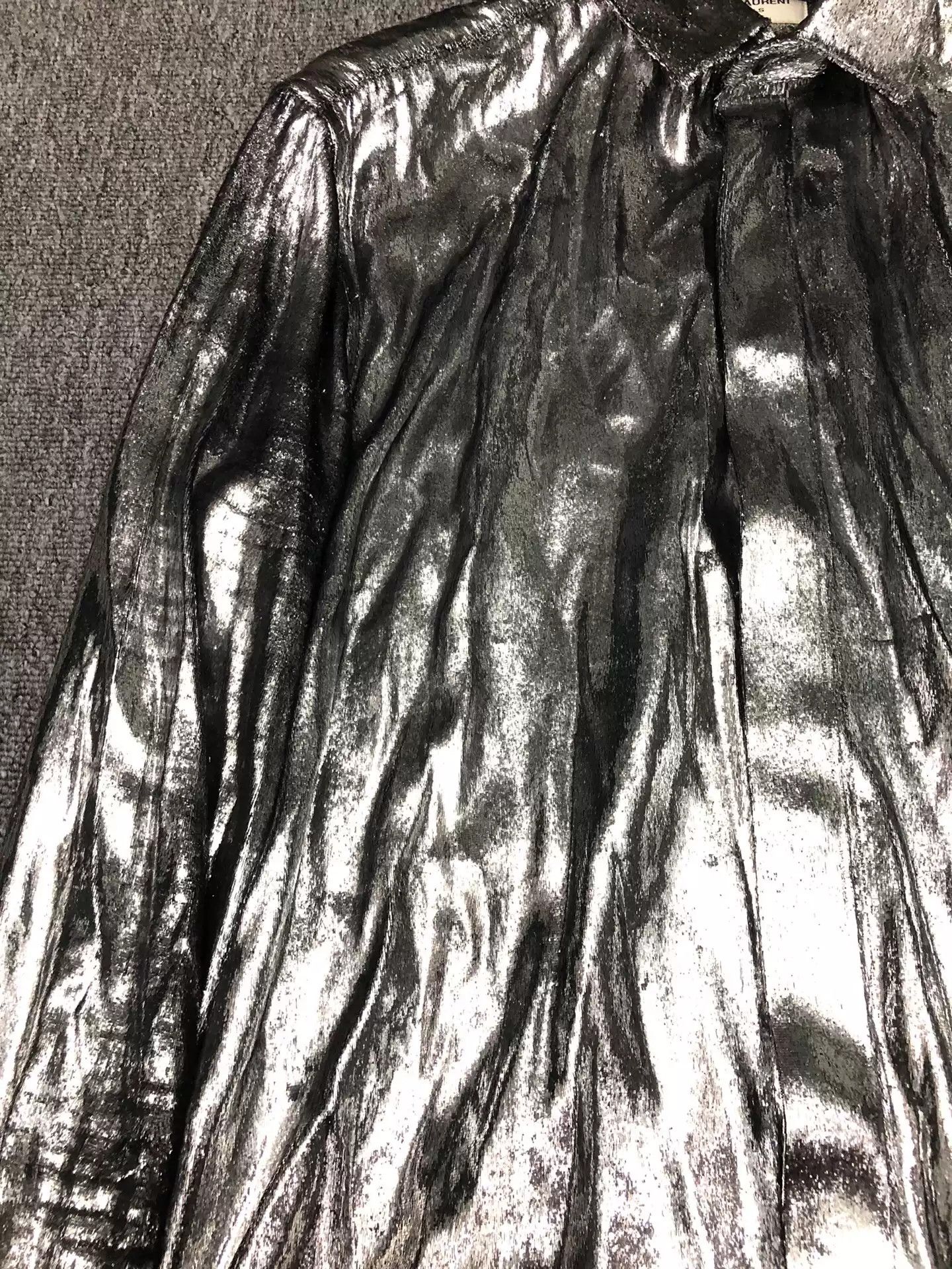 Saint Laurent Paris Saint Laurent Glitter Shirt Size 36 Size US XS / EU 42 / 0 - 2 Thumbnail