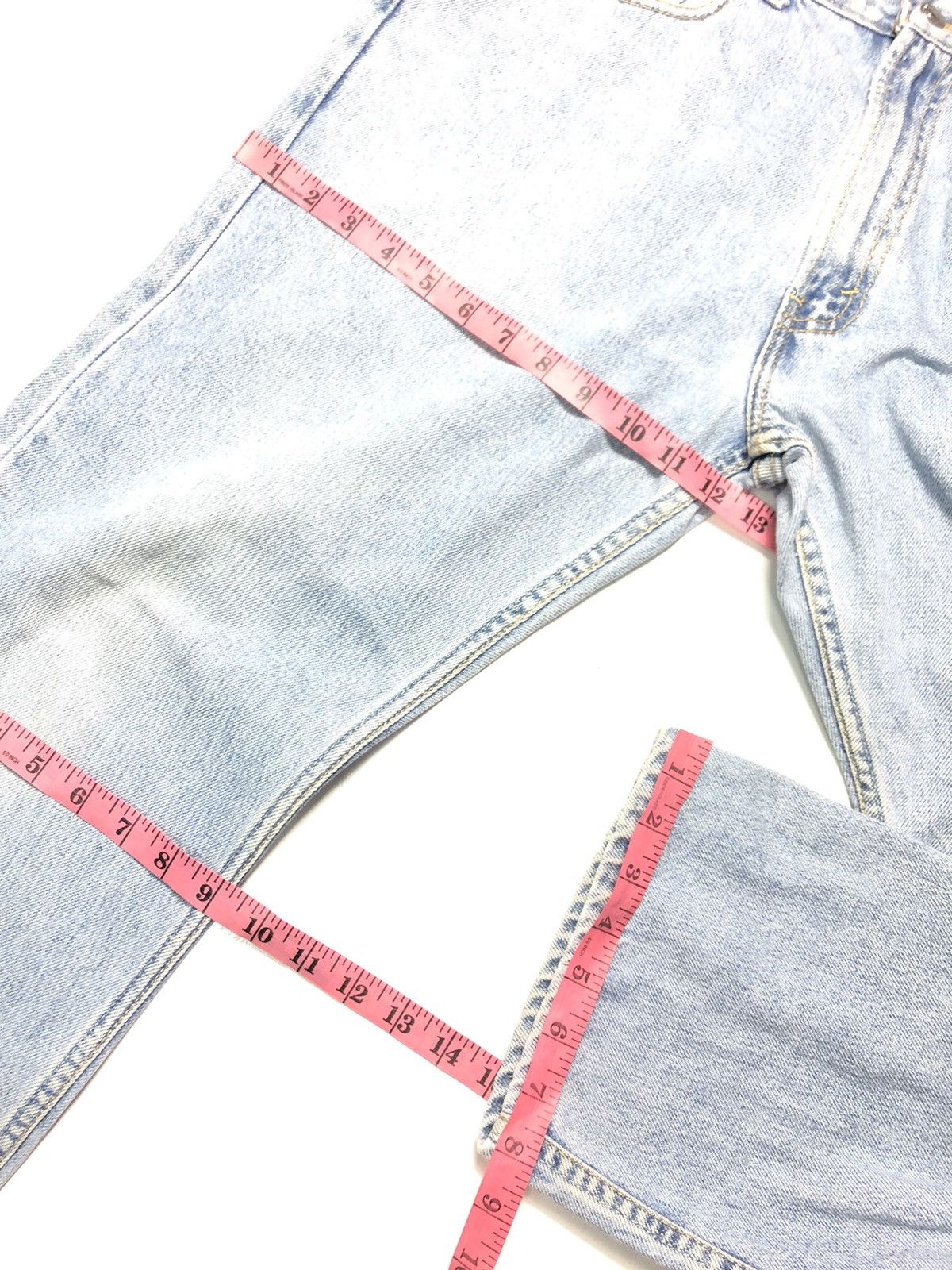 Levi's Vintage Clothing × Vintage VINTAGE LEVIS 505 REGULAR FIT BLUE WASH DENIM Size US 33 - 16 Thumbnail