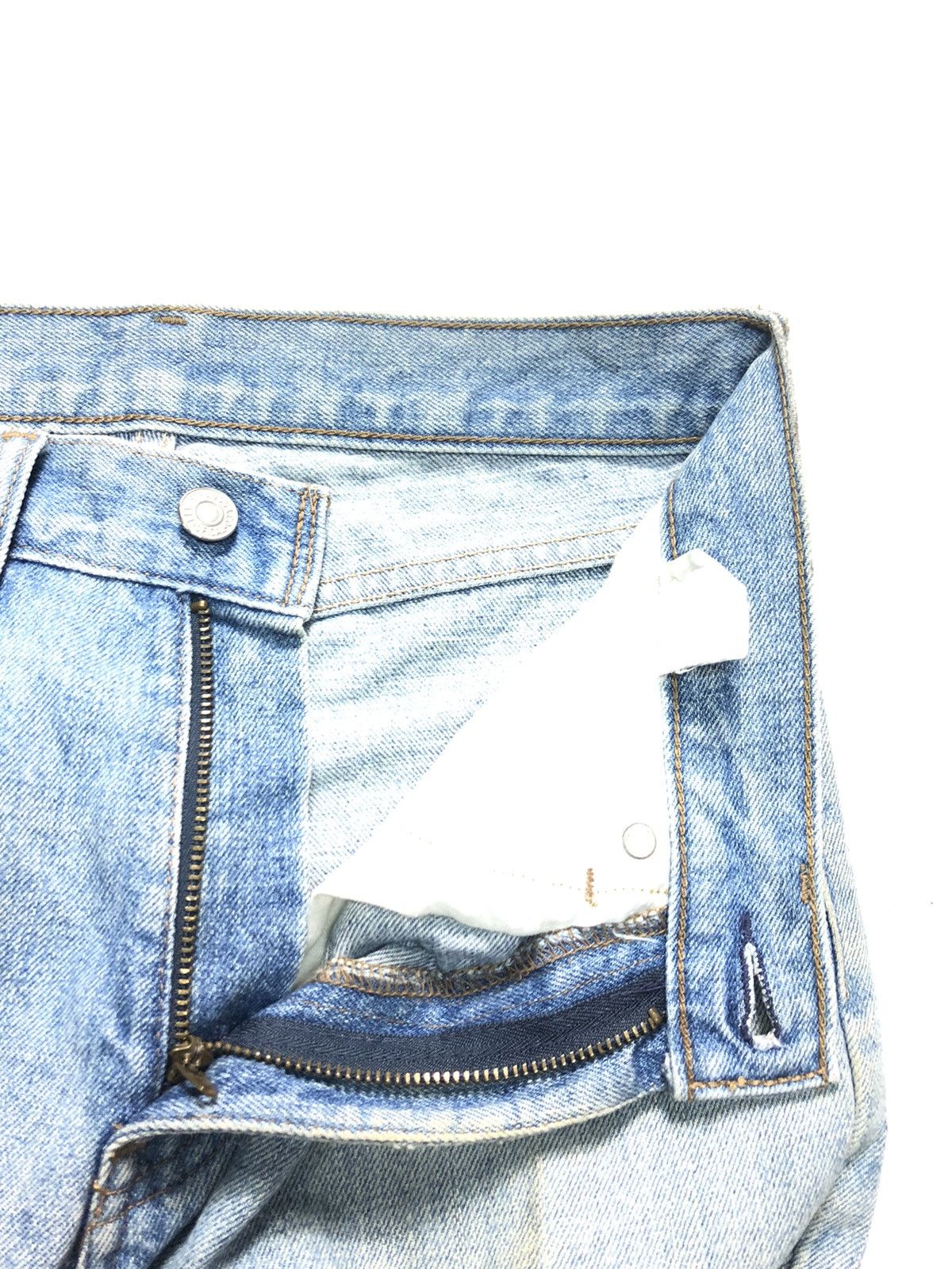 Levi's Vintage Clothing × Vintage VINTAGE LEVIS 533 BLUE WASH DISTRESSED DENIM Size US 29 - 8 Thumbnail