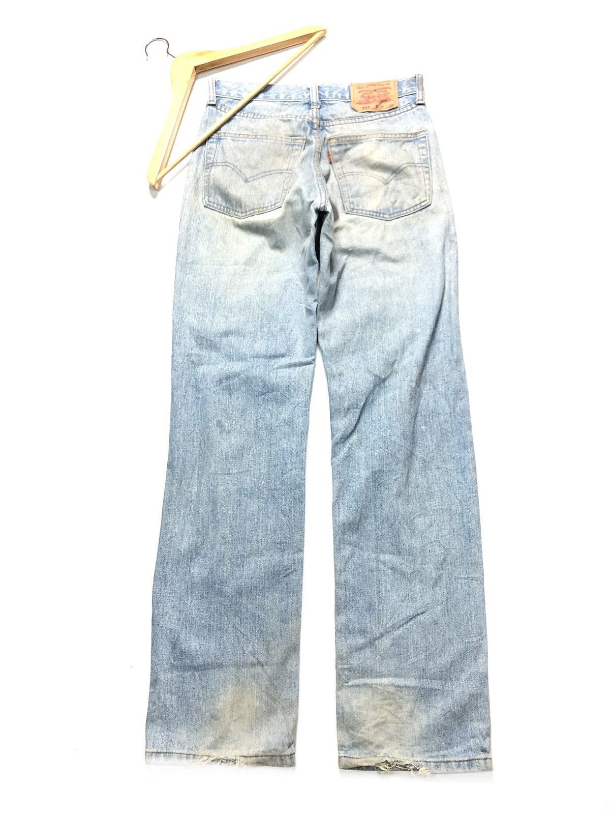 Levi's Vintage Clothing × Vintage VINTAGE LEVIS 533 BLUE WASH DISTRESSED DENIM Size US 29 - 2 Thumbnail