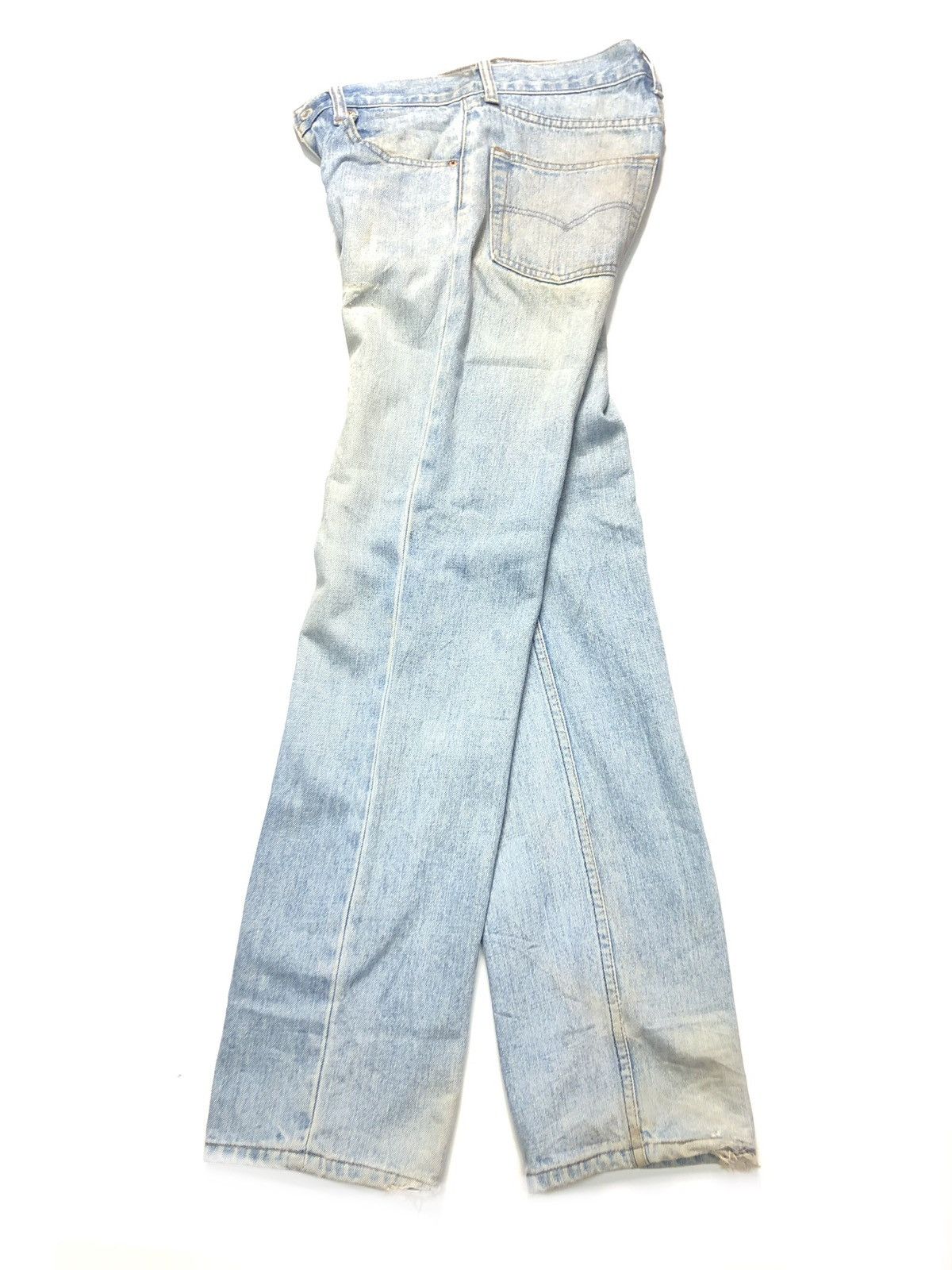 Levi's Vintage Clothing × Vintage VINTAGE LEVIS 533 BLUE WASH DISTRESSED DENIM Size US 29 - 11 Thumbnail