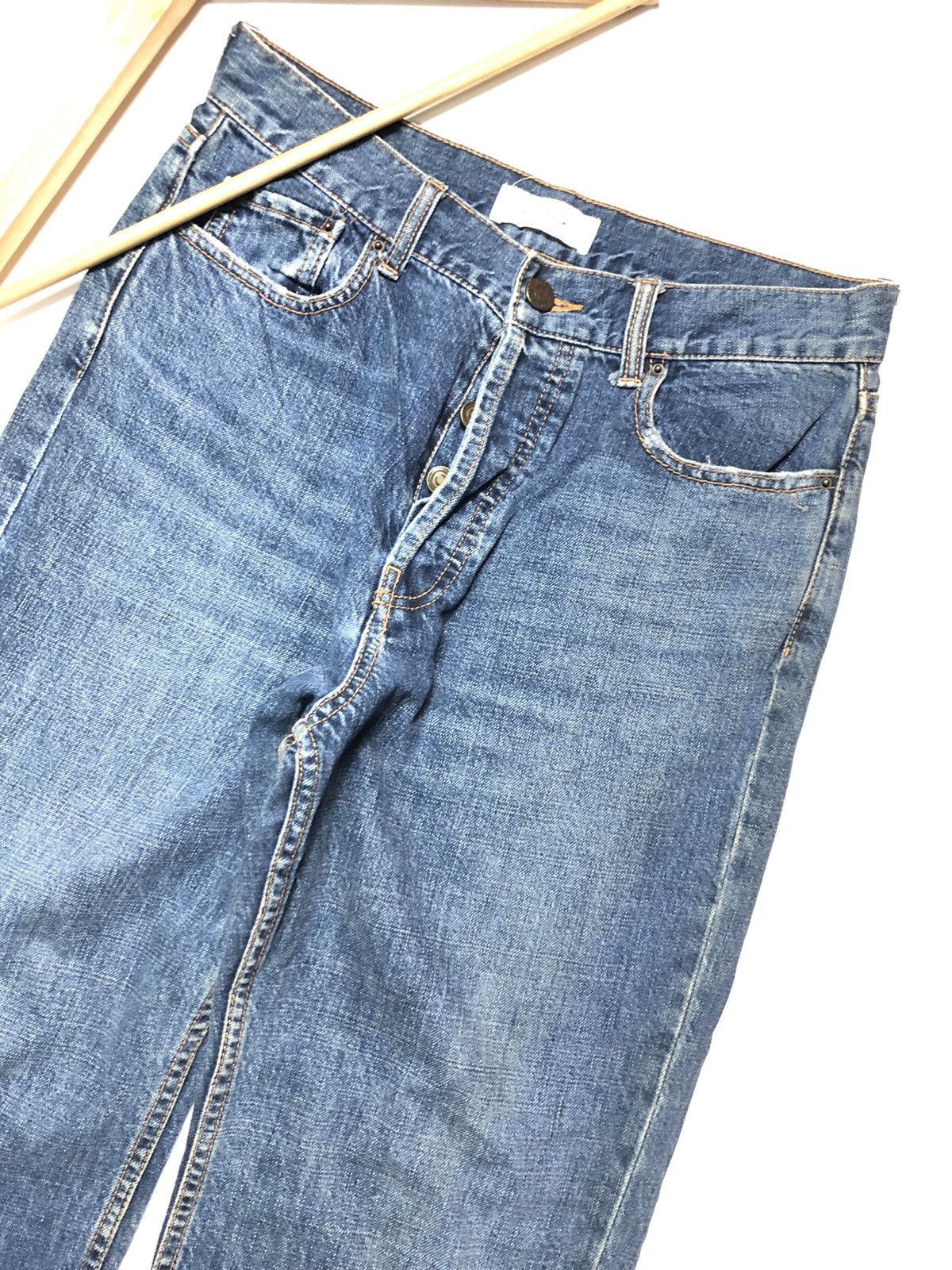Designer × Japanese Brand MILA OWEN BLUE WASH DENIM JEANS Size US 27 - 3 Thumbnail