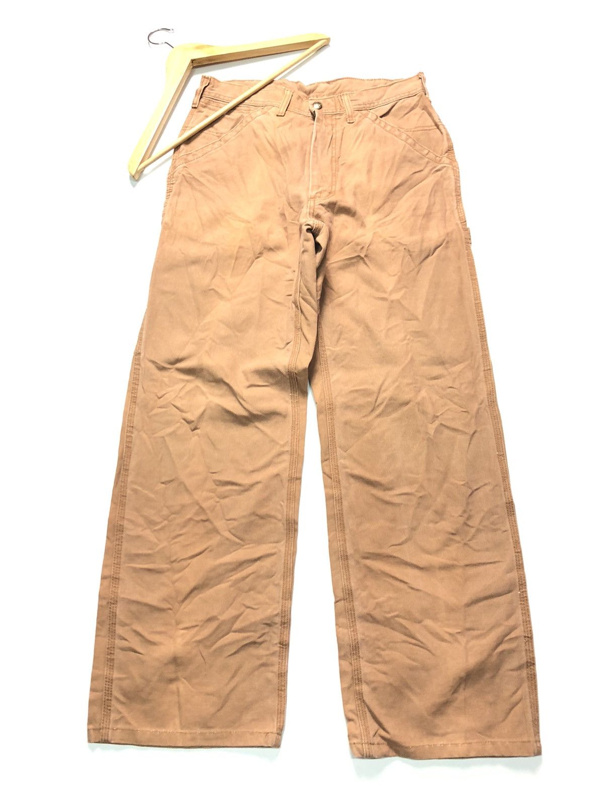 Lee × Vintage VINTAGE BAGGY LEE CARPENTER WORKWEAR DUCK COTTON DENIM Size US 30 / EU 46 - 4 Thumbnail