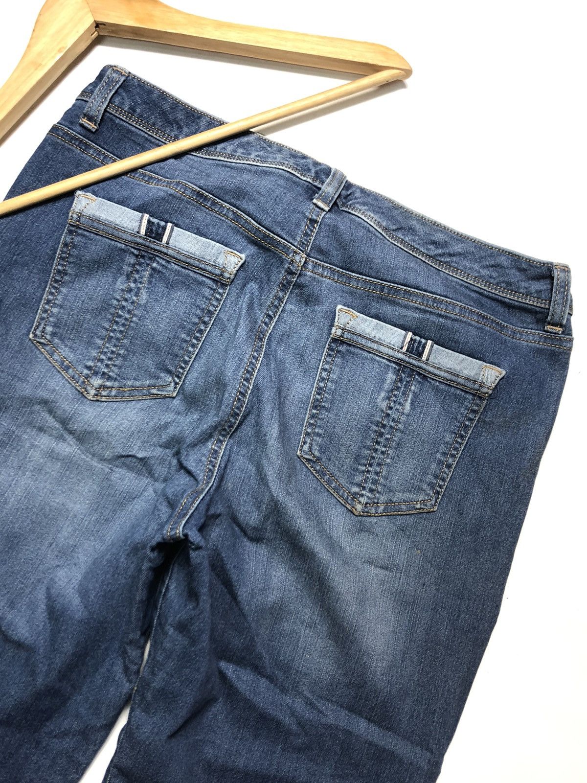 Japanese Brand × Salvage BANDOLINO SELVEDGE BLUE WASH DENIM Size US 32 / EU 48 - 11 Thumbnail