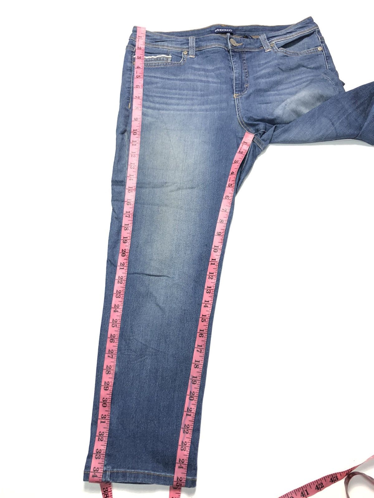 Japanese Brand × Salvage BANDOLINO SELVEDGE BLUE WASH DENIM Size US 32 / EU 48 - 16 Thumbnail
