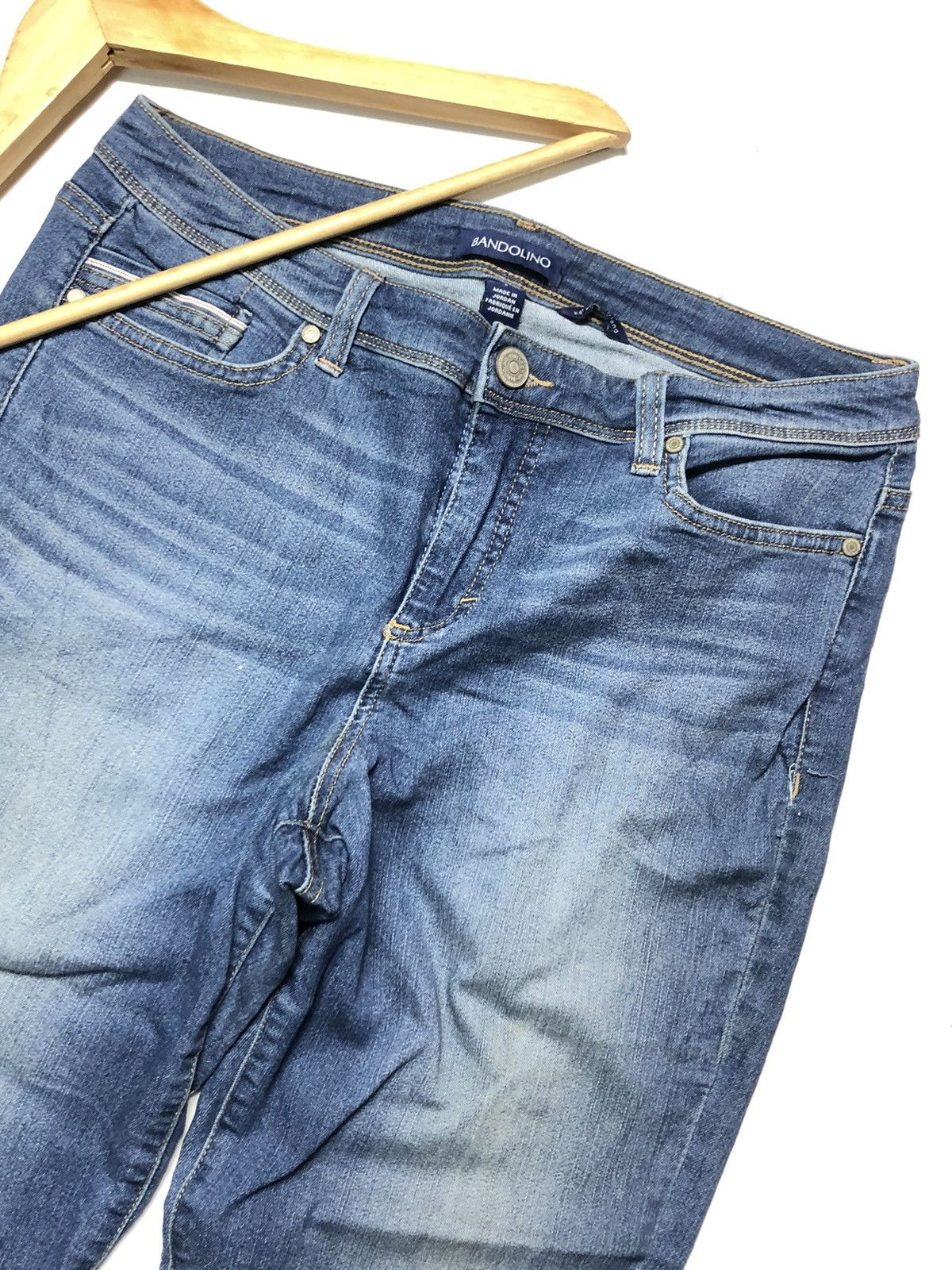 Japanese Brand × Salvage BANDOLINO SELVEDGE BLUE WASH DENIM Size US 32 / EU 48 - 2 Thumbnail