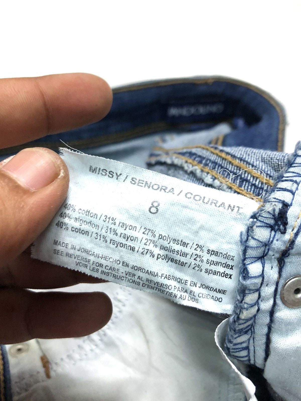 Japanese Brand × Salvage BANDOLINO SELVEDGE BLUE WASH DENIM Size US 32 / EU 48 - 9 Thumbnail