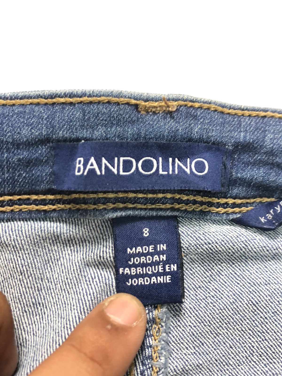 Japanese Brand × Salvage BANDOLINO SELVEDGE BLUE WASH DENIM Size US 32 / EU 48 - 7 Thumbnail