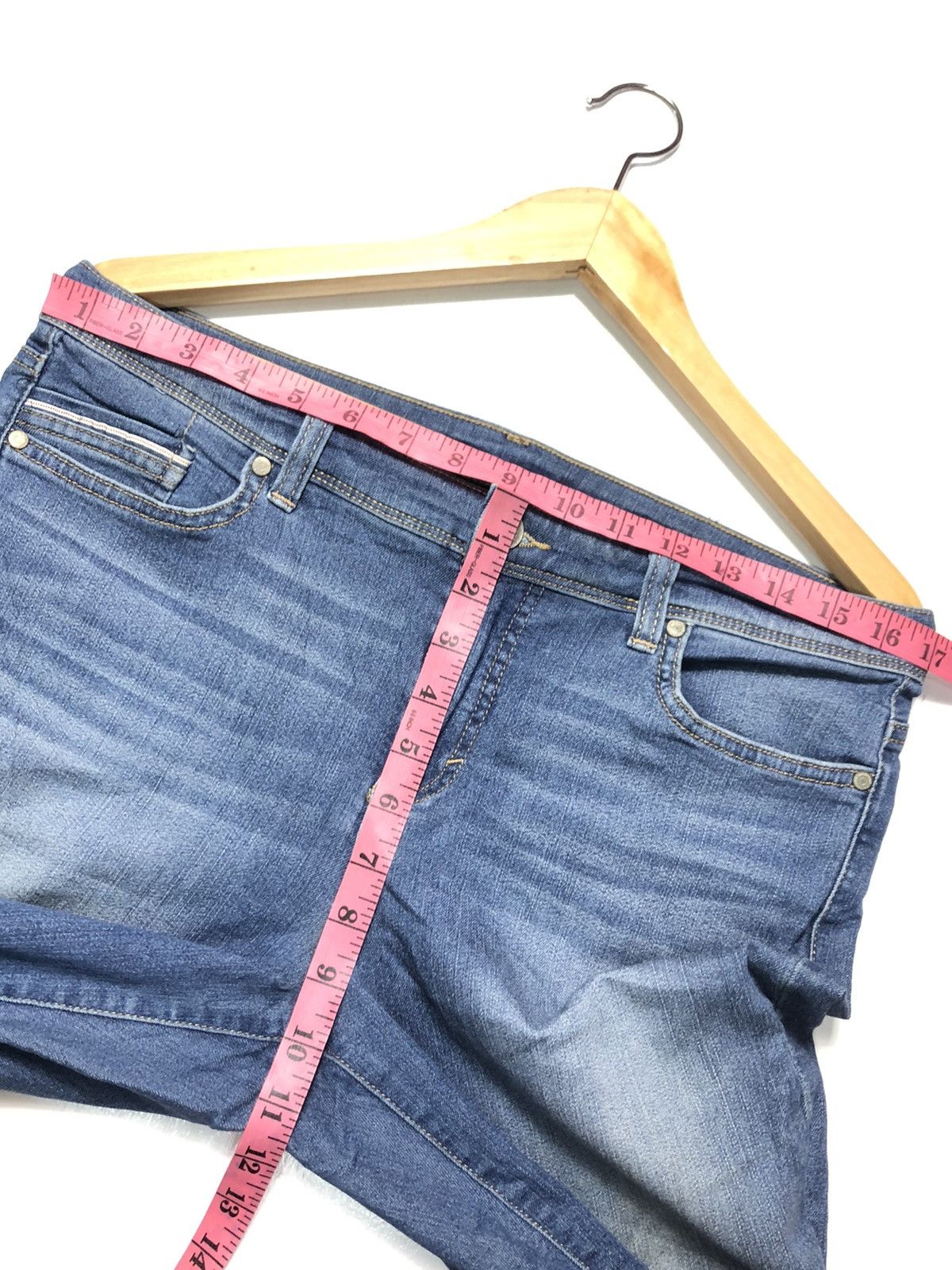 Japanese Brand × Salvage BANDOLINO SELVEDGE BLUE WASH DENIM Size US 32 / EU 48 - 14 Thumbnail