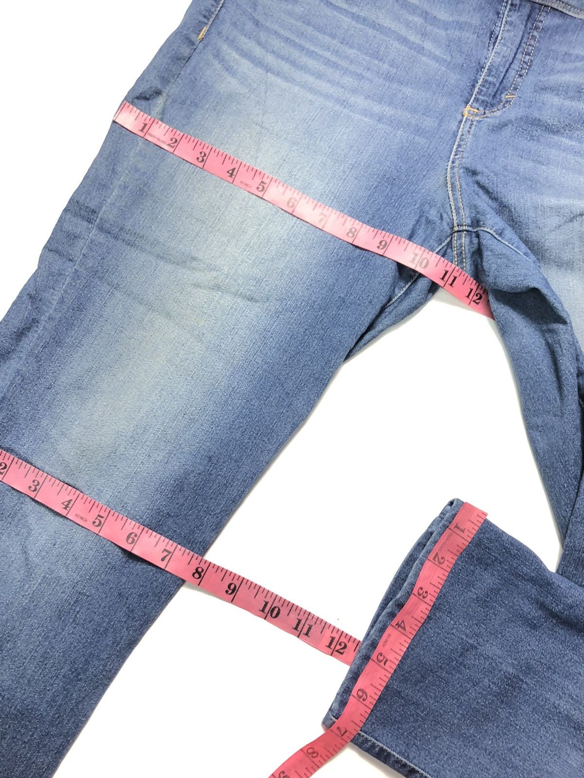 Japanese Brand × Salvage BANDOLINO SELVEDGE BLUE WASH DENIM Size US 32 / EU 48 - 17 Thumbnail