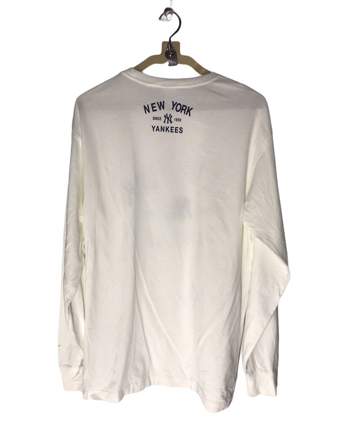 MLB × New York Yankees × Uniqlo New York Yankees spellout long sleeve tshirt by mlbxUniqlo Size US L / EU 52-54 / 3 - 2 Thumbnail