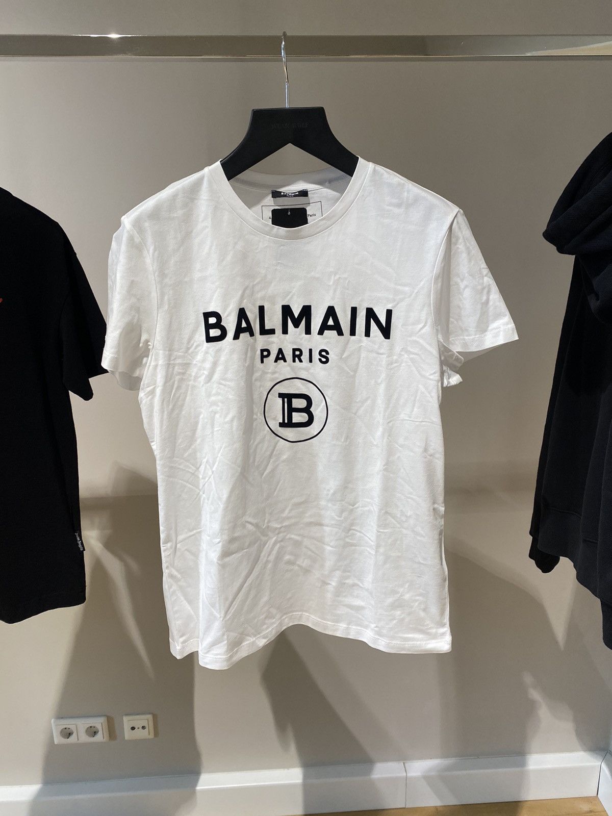 Balmain BNWT Balmain Paris Logo T-Shirt Size US L / EU 52-54 / 3 - 1 Thumbnail