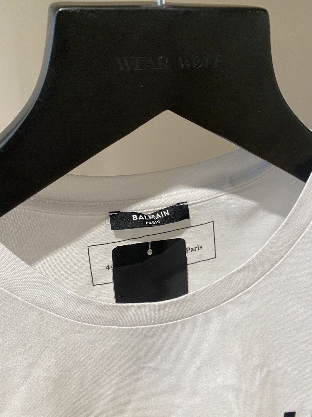 Balmain BNWT Balmain Paris Logo T-Shirt Size US L / EU 52-54 / 3 - 4 Thumbnail