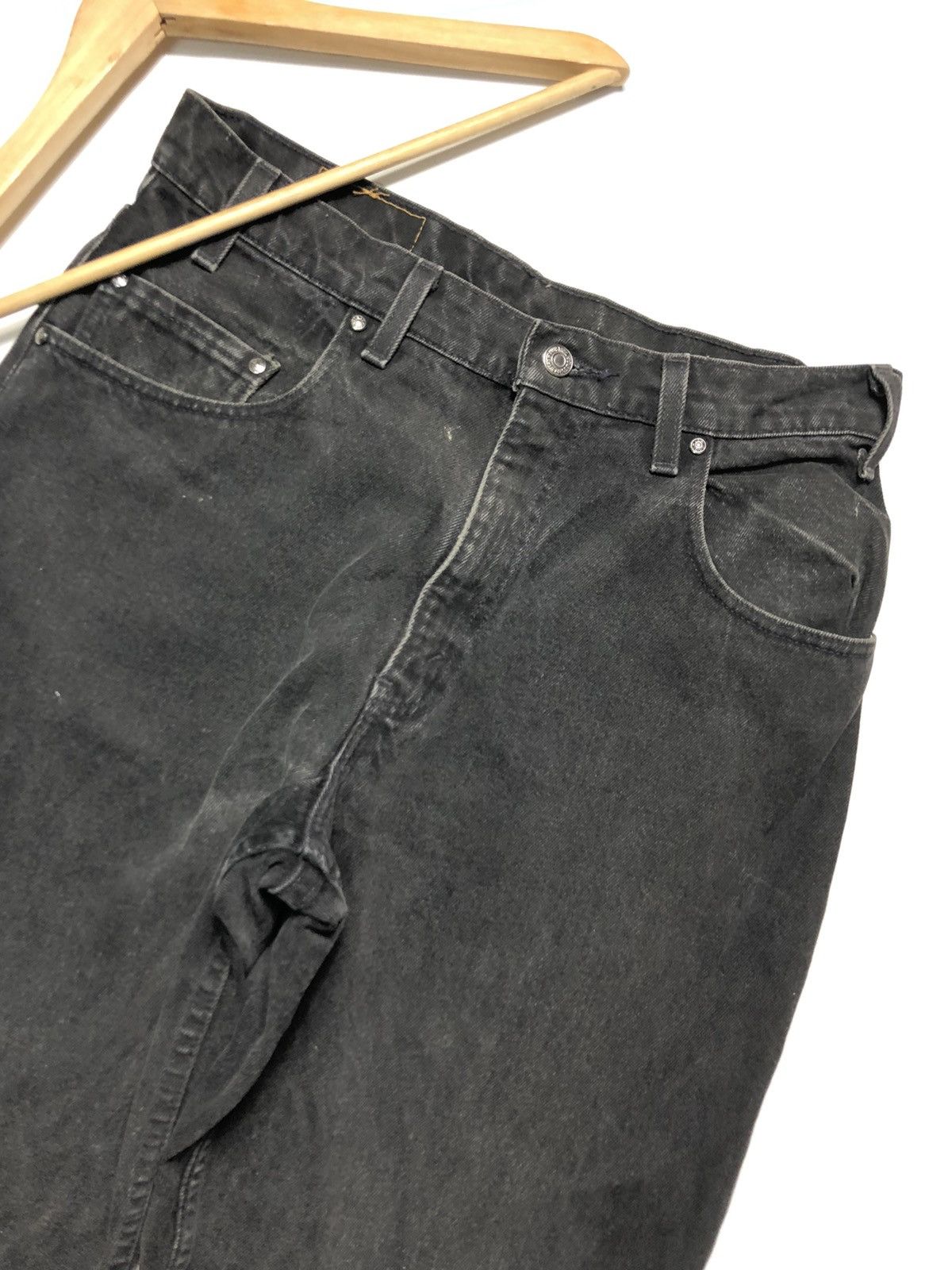 Levi's Vintage Clothing × Vintage VINTAGE 90s LEVIS 545 SUPER BLACK Size US 32 / EU 48 - 6 Thumbnail