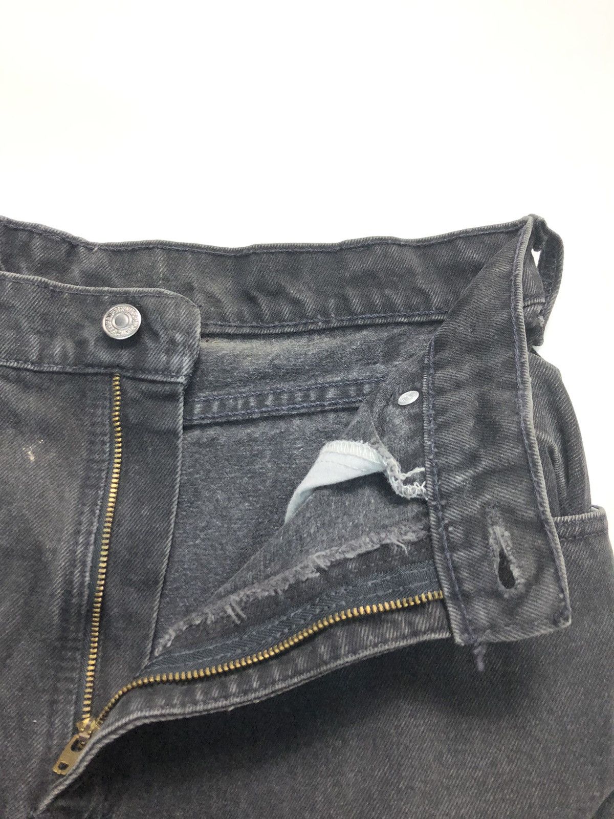 Levi's Vintage Clothing × Vintage VINTAGE 90s LEVIS 545 SUPER BLACK Size US 32 / EU 48 - 8 Thumbnail