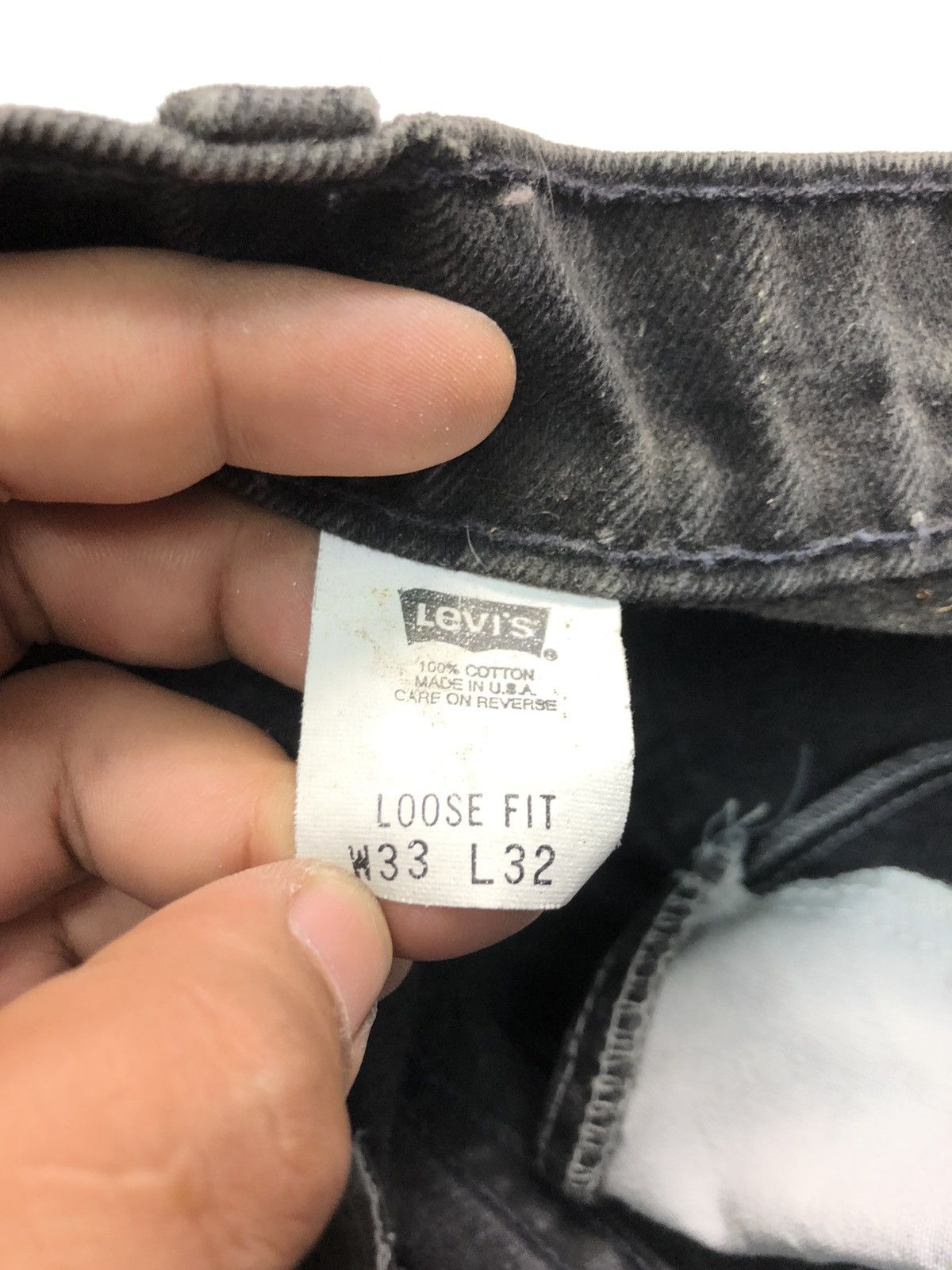 Levi's Vintage Clothing × Vintage VINTAGE 90s LEVIS 545 SUPER BLACK Size US 32 / EU 48 - 9 Thumbnail