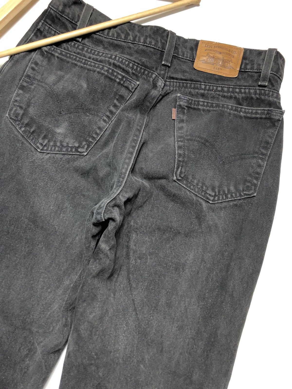 Levi's Vintage Clothing × Vintage VINTAGE 90s LEVIS 545 SUPER BLACK Size US 32 / EU 48 - 2 Thumbnail