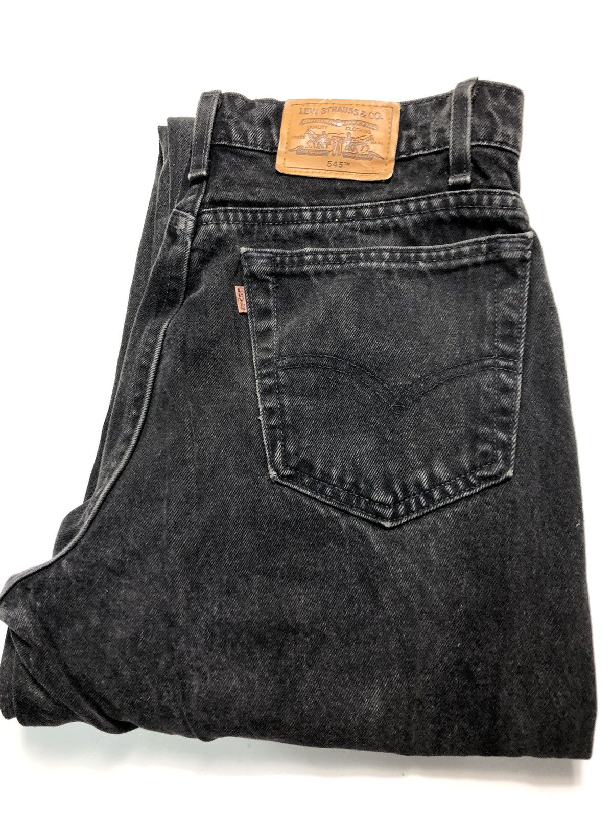 Levi's Vintage Clothing × Vintage VINTAGE 90s LEVIS 545 SUPER BLACK Size US 32 / EU 48 - 16 Thumbnail