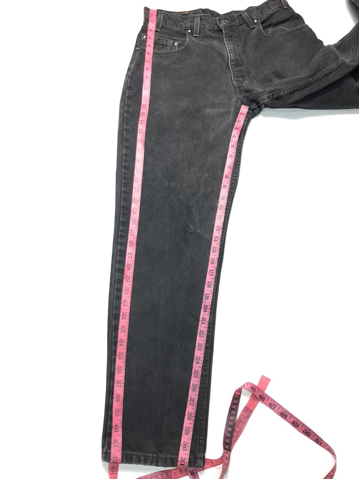 Levi's Vintage Clothing × Vintage VINTAGE 90s LEVIS 545 SUPER BLACK Size US 32 / EU 48 - 14 Thumbnail