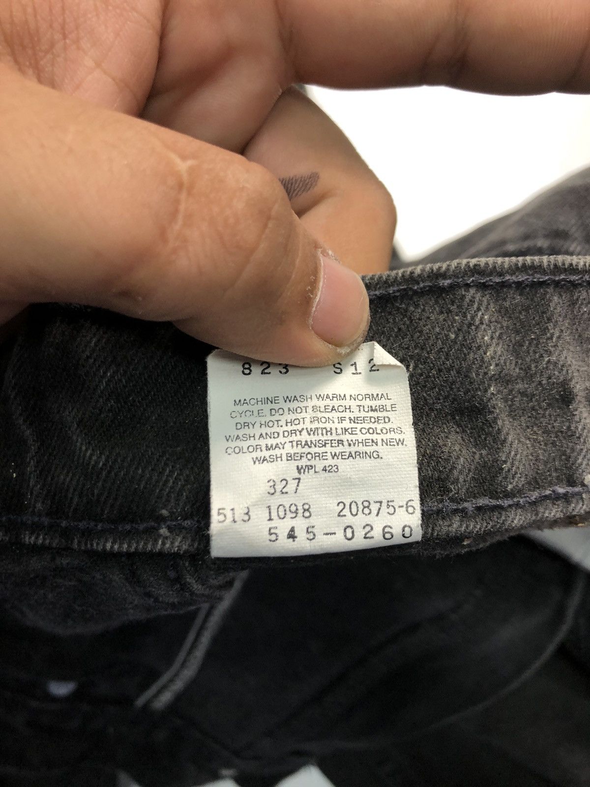 Levi's Vintage Clothing × Vintage VINTAGE 90s LEVIS 545 SUPER BLACK Size US 32 / EU 48 - 10 Thumbnail