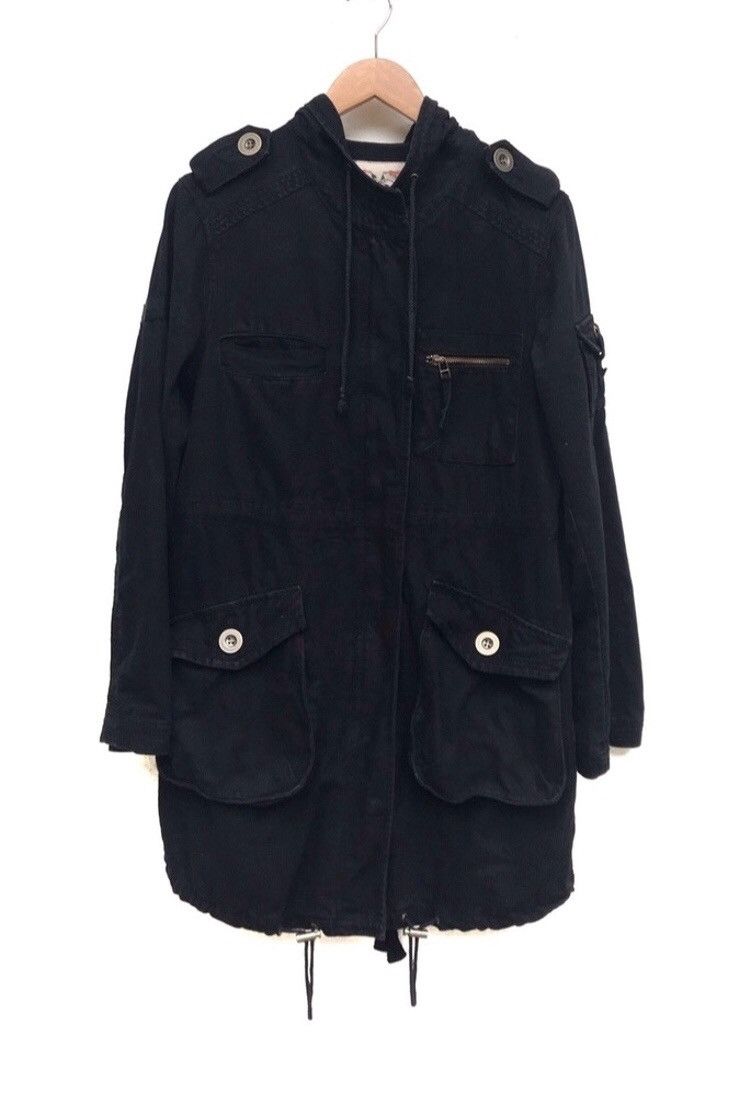 Japanese Brand × Vintage 🔥Anna Kerry Jeans Brand Long Jacket Size S / US 4 / IT 40 - 1 Thumbnail