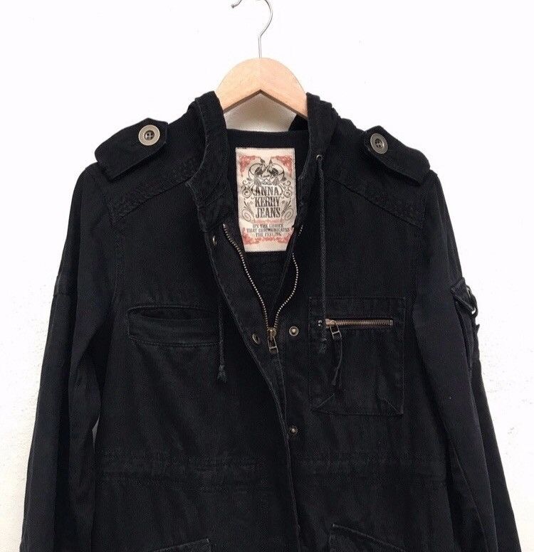 Japanese Brand × Vintage 🔥Anna Kerry Jeans Brand Long Jacket Size S / US 4 / IT 40 - 3 Thumbnail