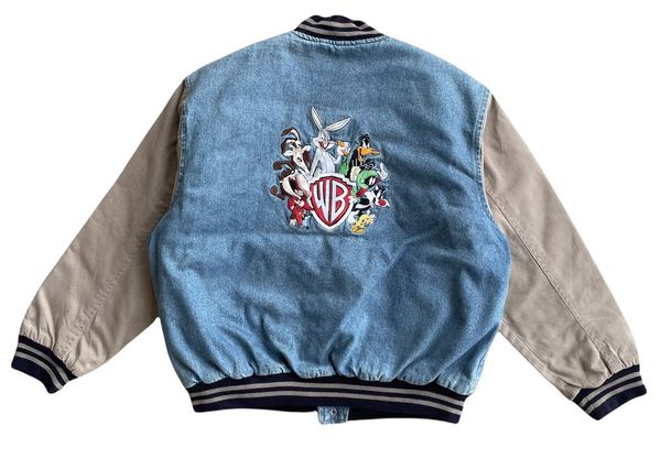 Warner Bros., Jackets & Coats, Vintage Warner Brothers Bugs Bunny Varsity  Jacket