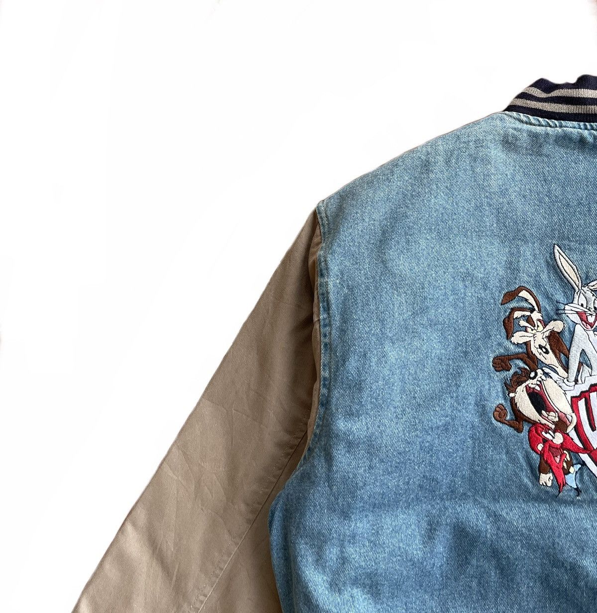Warner Bros Looney Tunes Warner Bros Denim Varsity Jacket Size US M / EU 48-50 / 2 - 11 Thumbnail