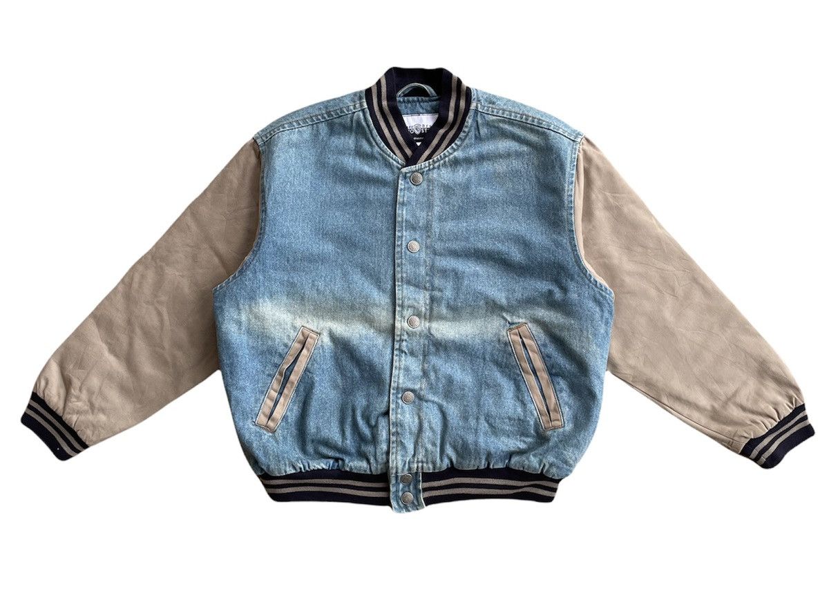 Warner Bros Looney Tunes Warner Bros Denim Varsity Jacket Size US M / EU 48-50 / 2 - 2 Thumbnail