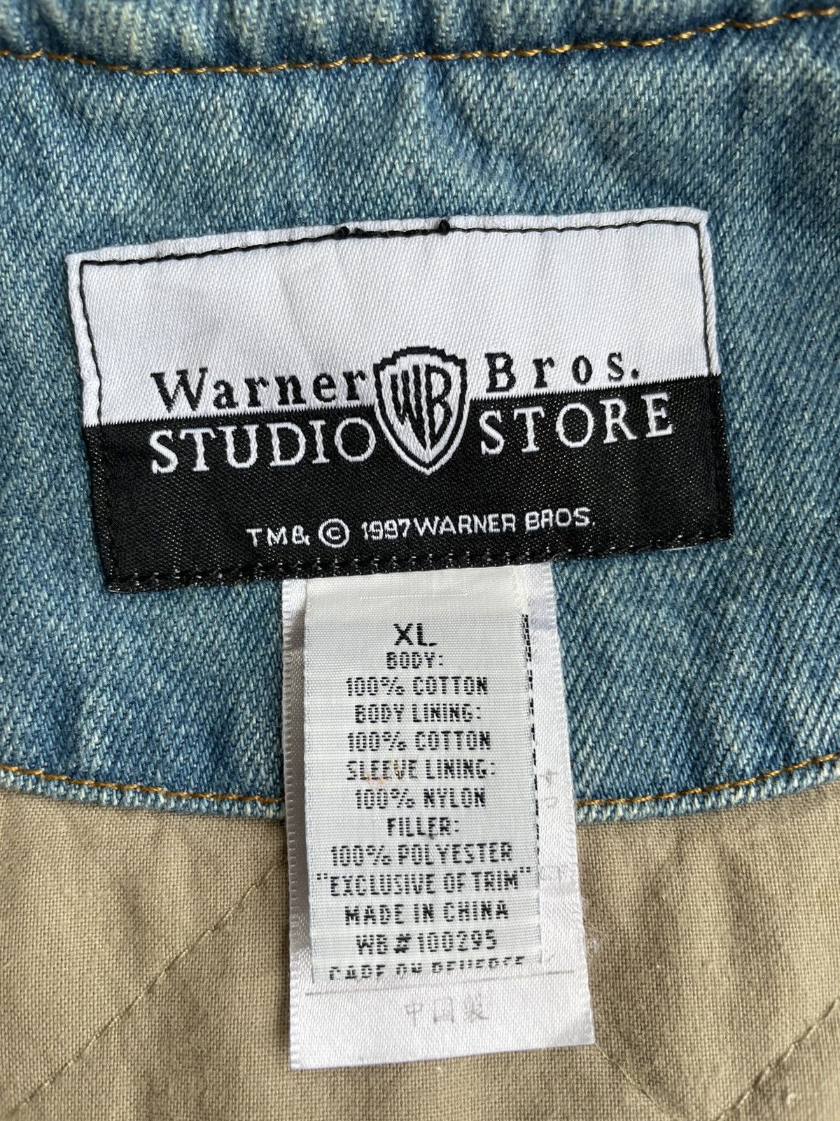 Warner Bros Looney Tunes Warner Bros Denim Varsity Jacket Size US M / EU 48-50 / 2 - 20 Thumbnail